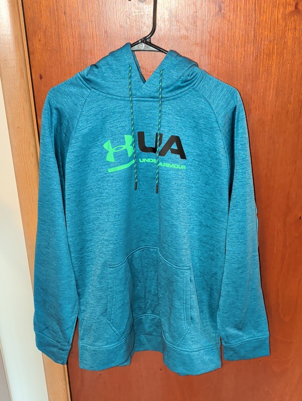 Under Armour Men's Teal Hooded Sweatshirt